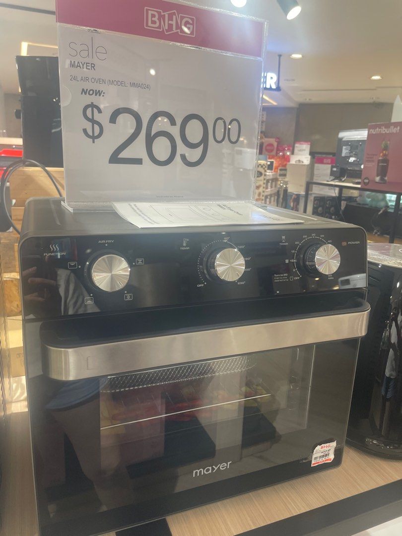 Mayer Air Fryer Oven Model MMAO24, TV & Home Appliances, Kitchen