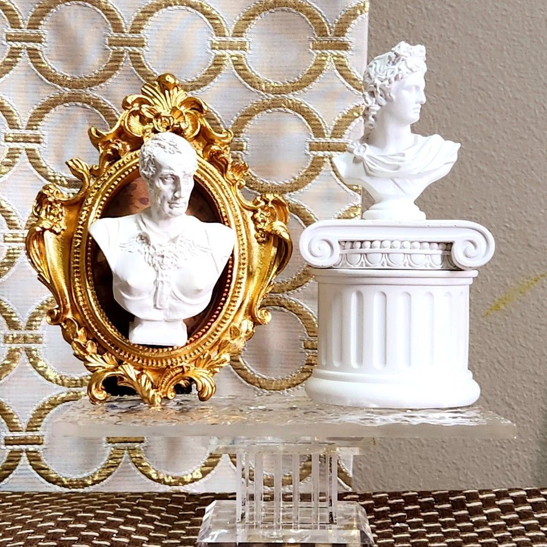 METROPOLIS MUSEUM State Of Art Jewellery Trinket Stone Resin Greek Gods