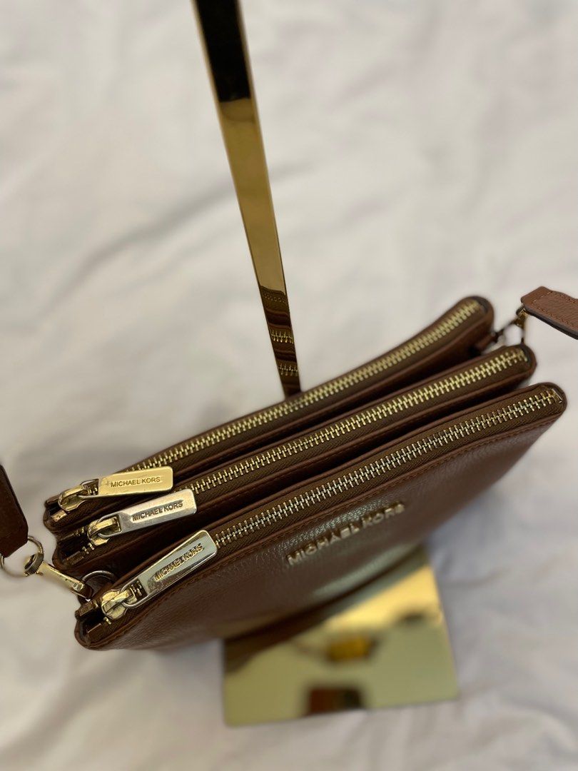 Michael kors triple zip crossbody new arrivals