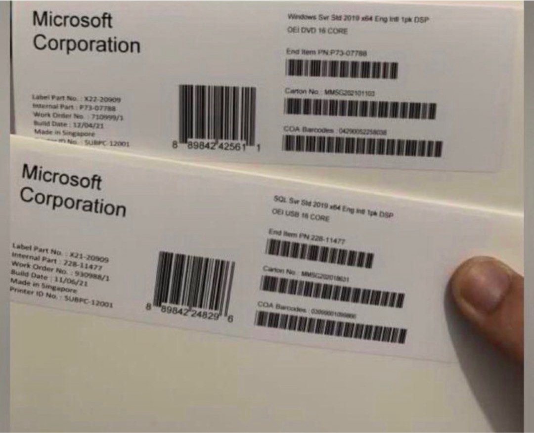 Microsoft Server 2019 Std N Microsoft Sql Std 2019 Brand New Sealed Microsoft server 2019 std n microsoft sql std 2019 brand new sealed