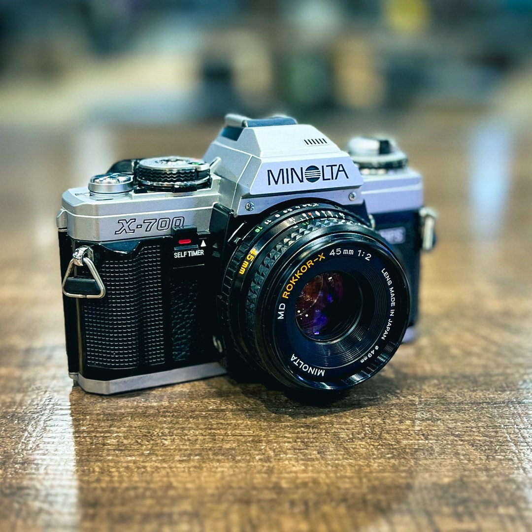 「可消費卷」【 Minolta X-700 Sliver】菲林相機適合新手Minolta