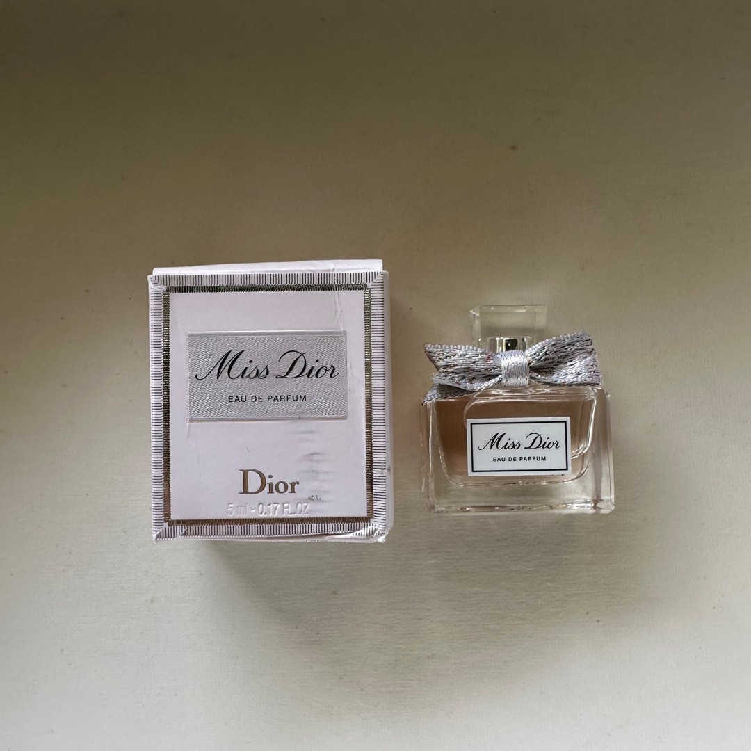 Miss Dior Eau De Parfum 5ml Mini Bottle on Carousell