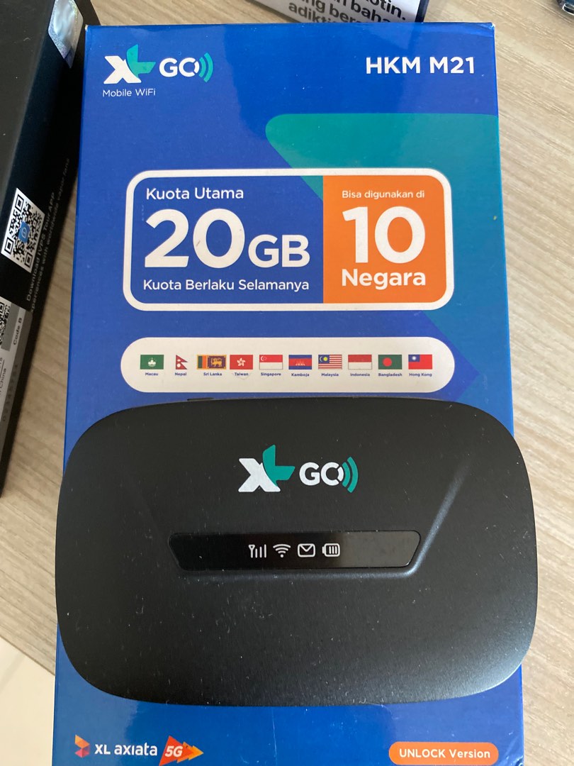 Modem mobile Wifi Xl Go HKM M21, Elektronik, Lainnya di Carousell