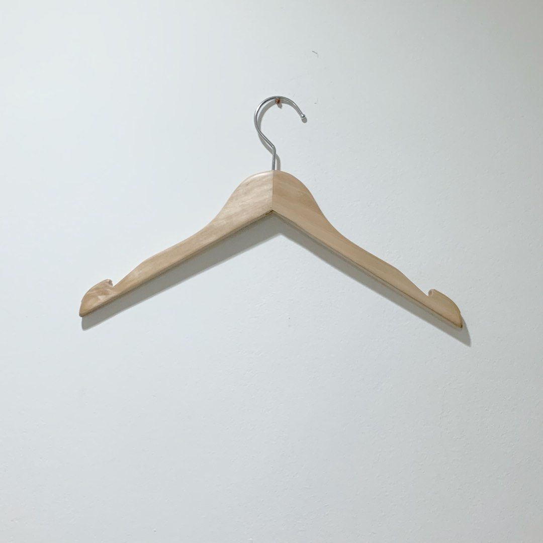 Modern Wooden Hanger IKEA Boomerang Crutches, Furniture & Home Living