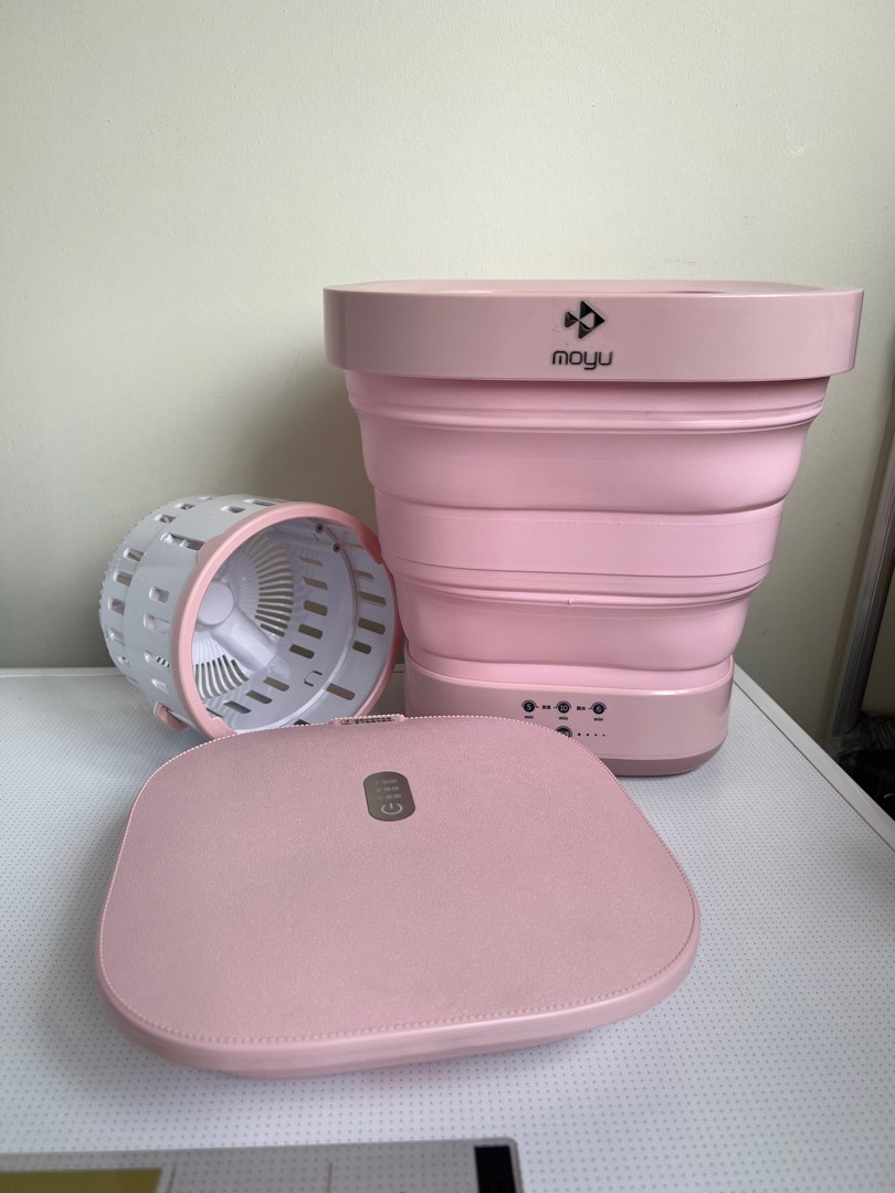 MOYU mini portable washing machine with dryer function, TV & Home