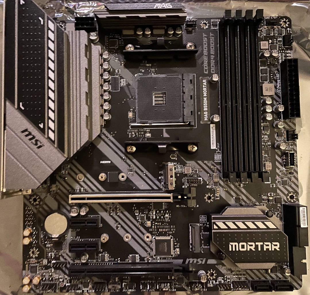 MSI B550M Mortar, Computers & Tech, Parts & Accessories, Computer Parts ...