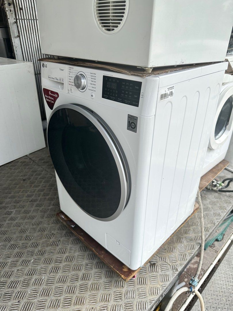 MUST BUY! LG 7.5KG FrontLoader Washing Machine FC1475S4W1, TV & Home