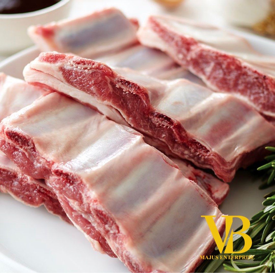 Mutton Ribs 1KG, Food & Drinks, Chilled & Frozen Food on Carousell