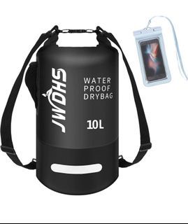 New Waterproof Dry Bag 10LAdjustable Strap Dry Backpack Floating with Waterproof Phone Case