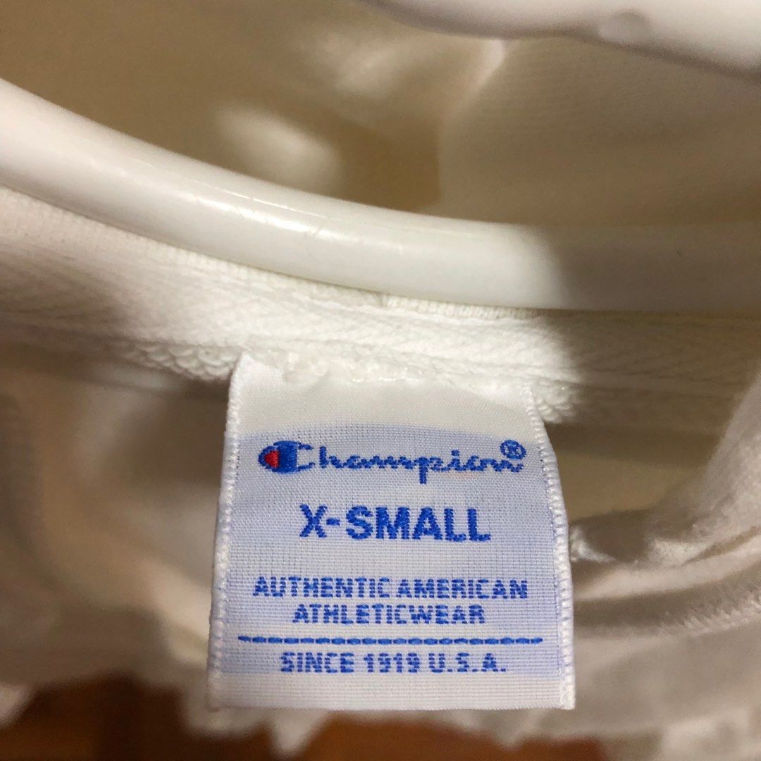 White champion online hoodie xs