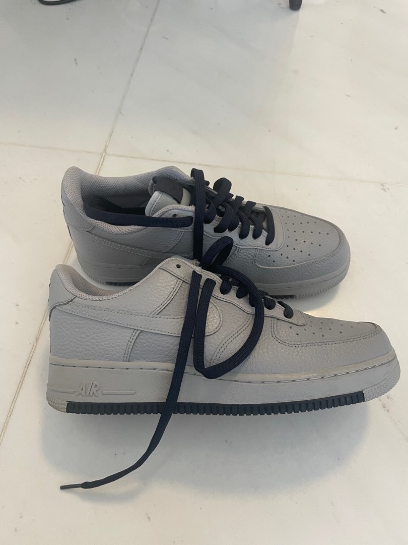 Air force 1 shop blue and grey