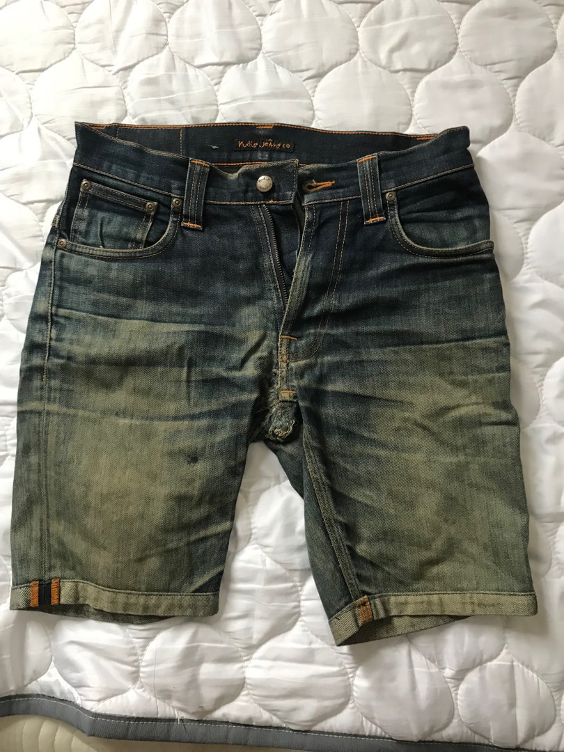 Nudie Jeans Tape Ted (handcut short) on Carousell