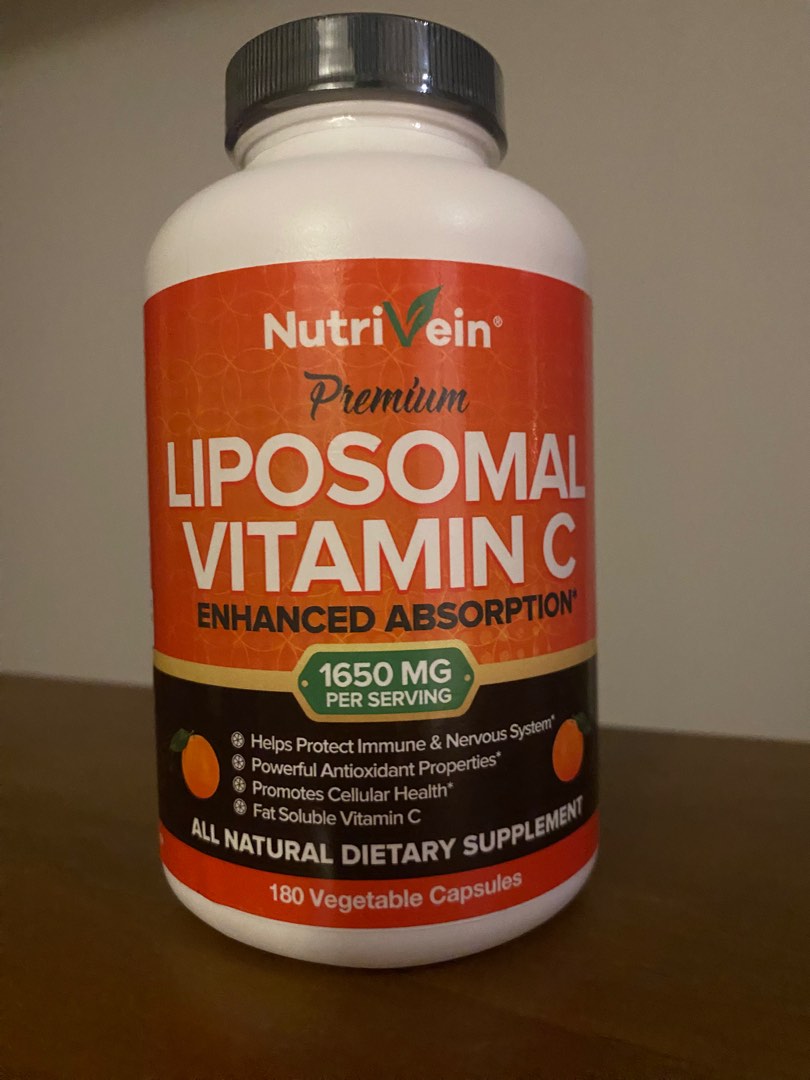 Nutrivein liposomal vitamin C 1650 mg, Health & Nutrition, Health