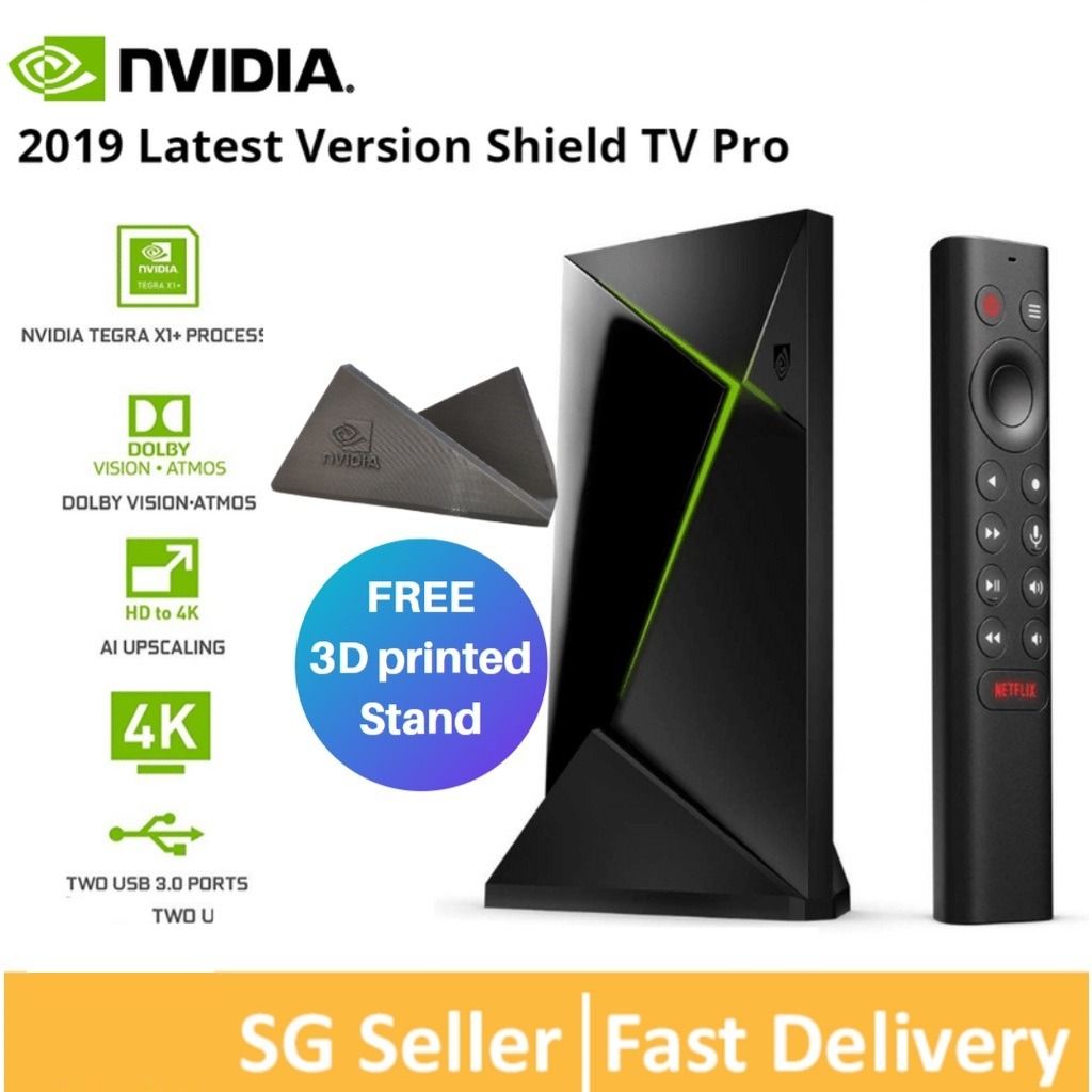 NVIDIA Shield TV Pro  4K HDR Streaming Media Player, High