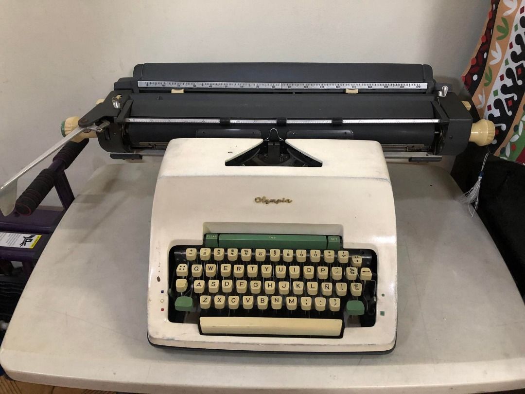 Olympia SG3 Vintage Typewriter (Category: Office & Business Technology) located in Manila. Submitted by memorylanestore (Listing ID 1224030415, Image 1). Description: Olympia SG3 Vintage Typewriter*Manual *Very Good working condition *1967 *Made in Germany.