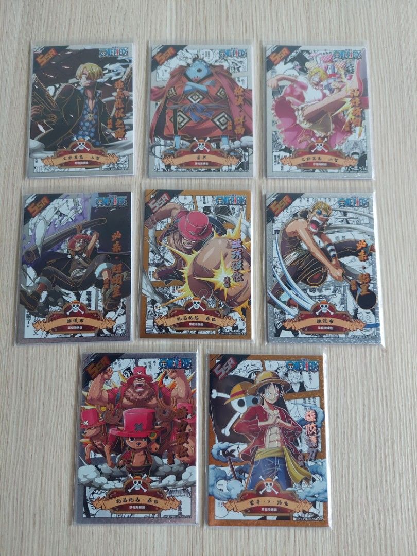 One Piece Collectible Cards (Thick Cards), Hobbies & Toys, Toys & Games ...