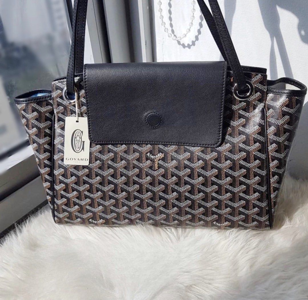 Goyard Goyardine Roulette Soft Bag - Black Shoulder Bags, Handbags
