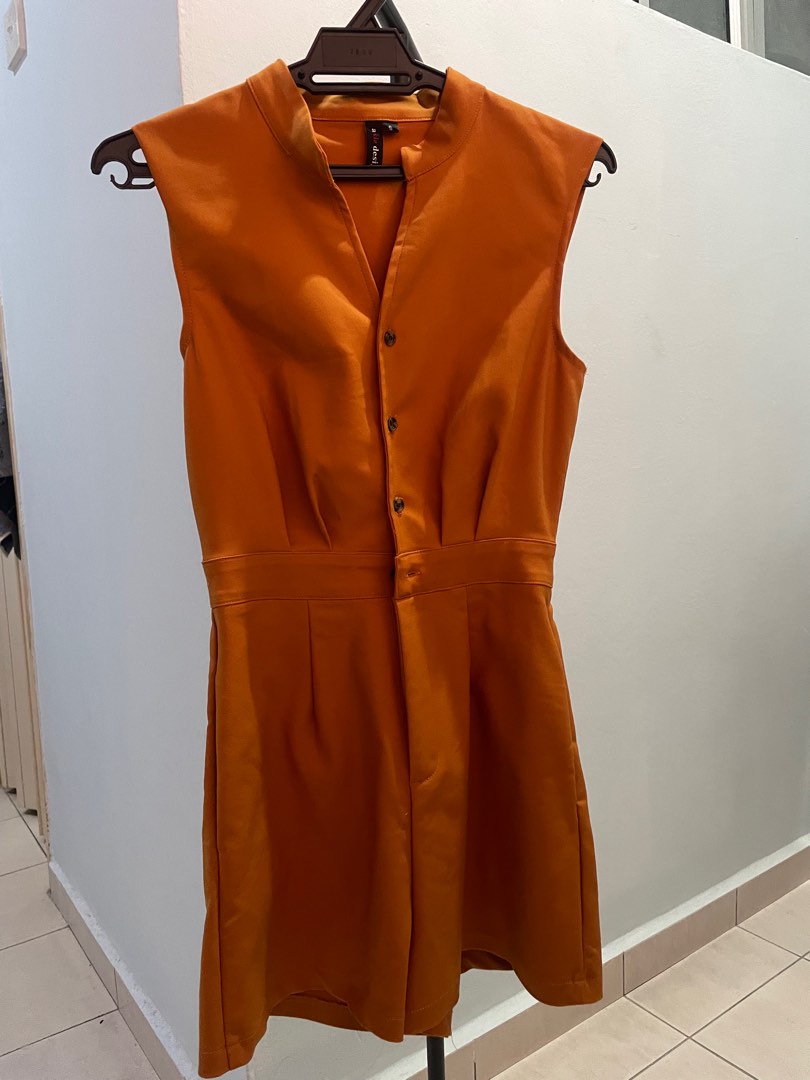orange jumpsuit, Women's Fashion, Dresses & Sets, Jumpsuits on Carousell