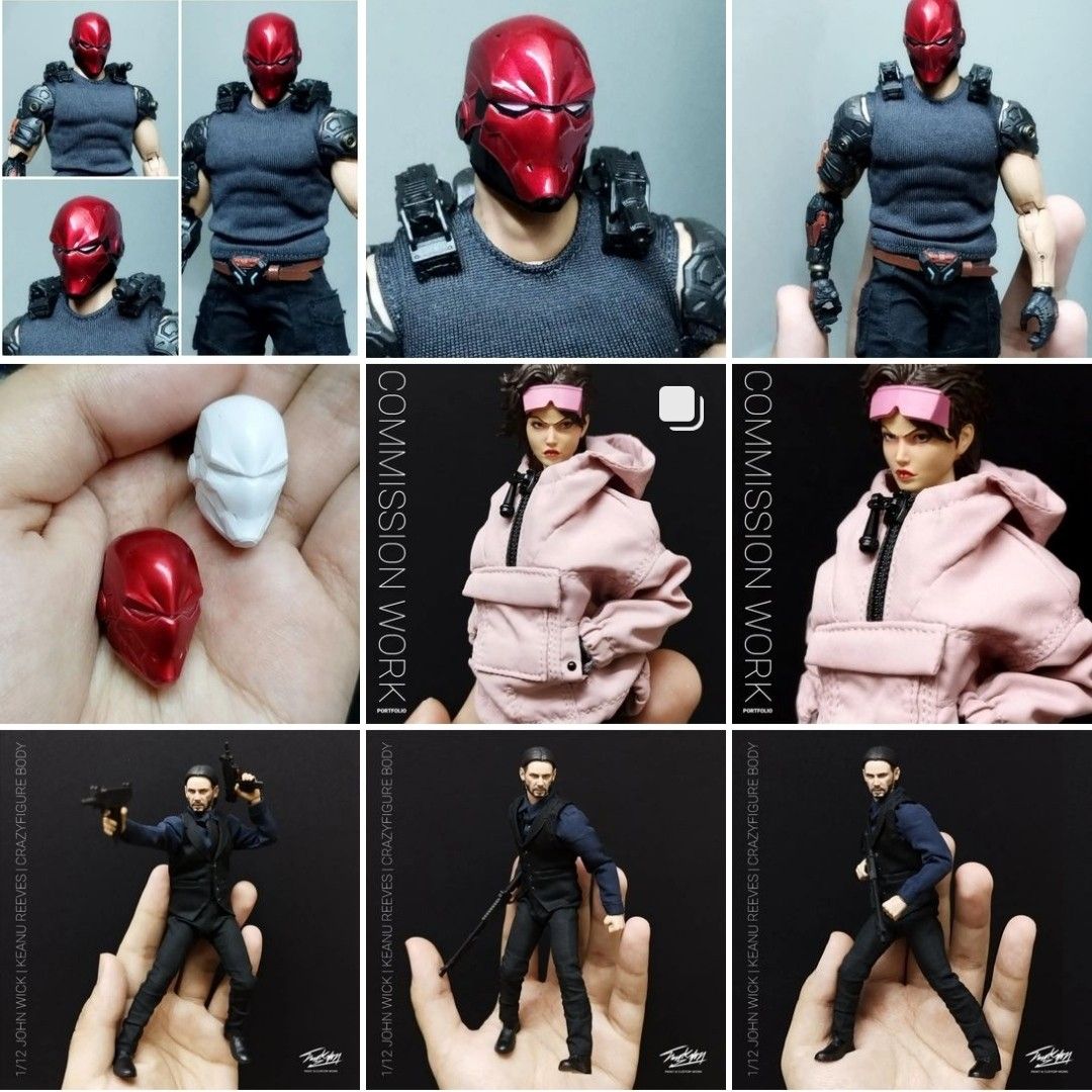 MAFEX Marvel Black Suit Spider-Man Male Body 1/12 Figure Custom Fodder Part