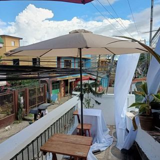 PATIO UMBRELLA WITH STAND & BASE