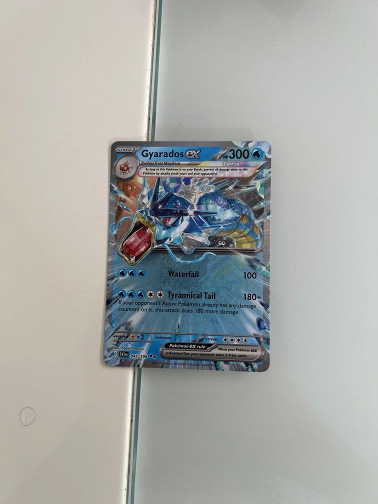 Pokemon gyarados ex rare, Hobbies & Toys, Toys & Games on Carousell