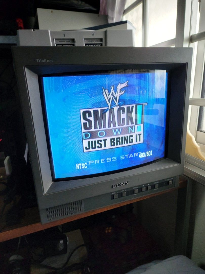 PS2 WWF SMACKDOWN JUST BRING IT, Video Gaming, Video Games, PlayStation