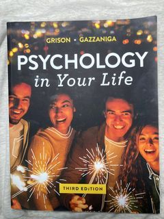 Psychology in your life 三版