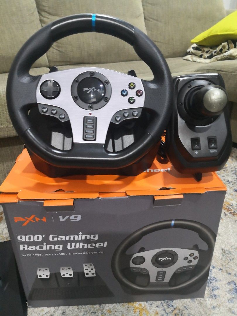 PXN V9 Gaming Racing Wheel, Video Gaming, Gaming Accessories