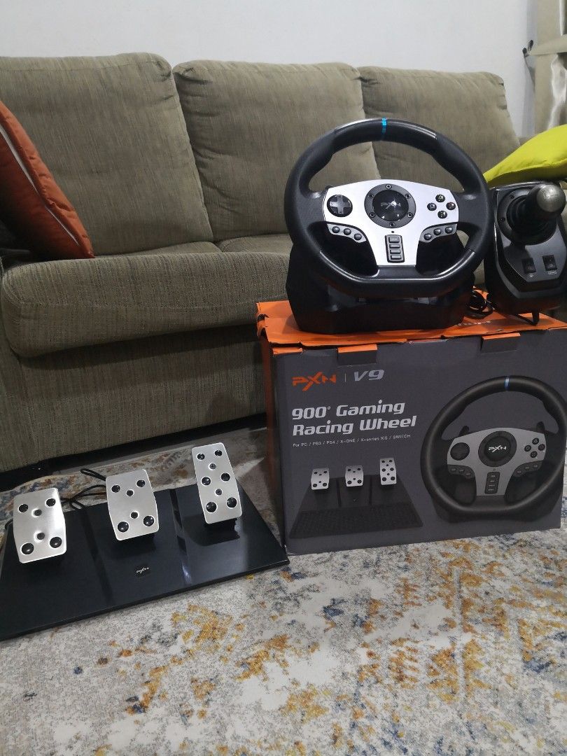 PXN V9 Gaming Racing Wheel, Video Gaming, Gaming Accessories