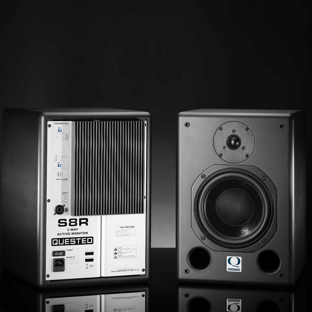 Quested S8R 主動式監聽 英國製 全新庫存, 耳機及錄音音訊設備, Soundbar、揚聲器、藍牙喇叭、耳擴在旋轉拍賣