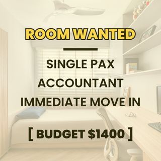 ROOM WANTED by Lady Professional budget up to $1400!