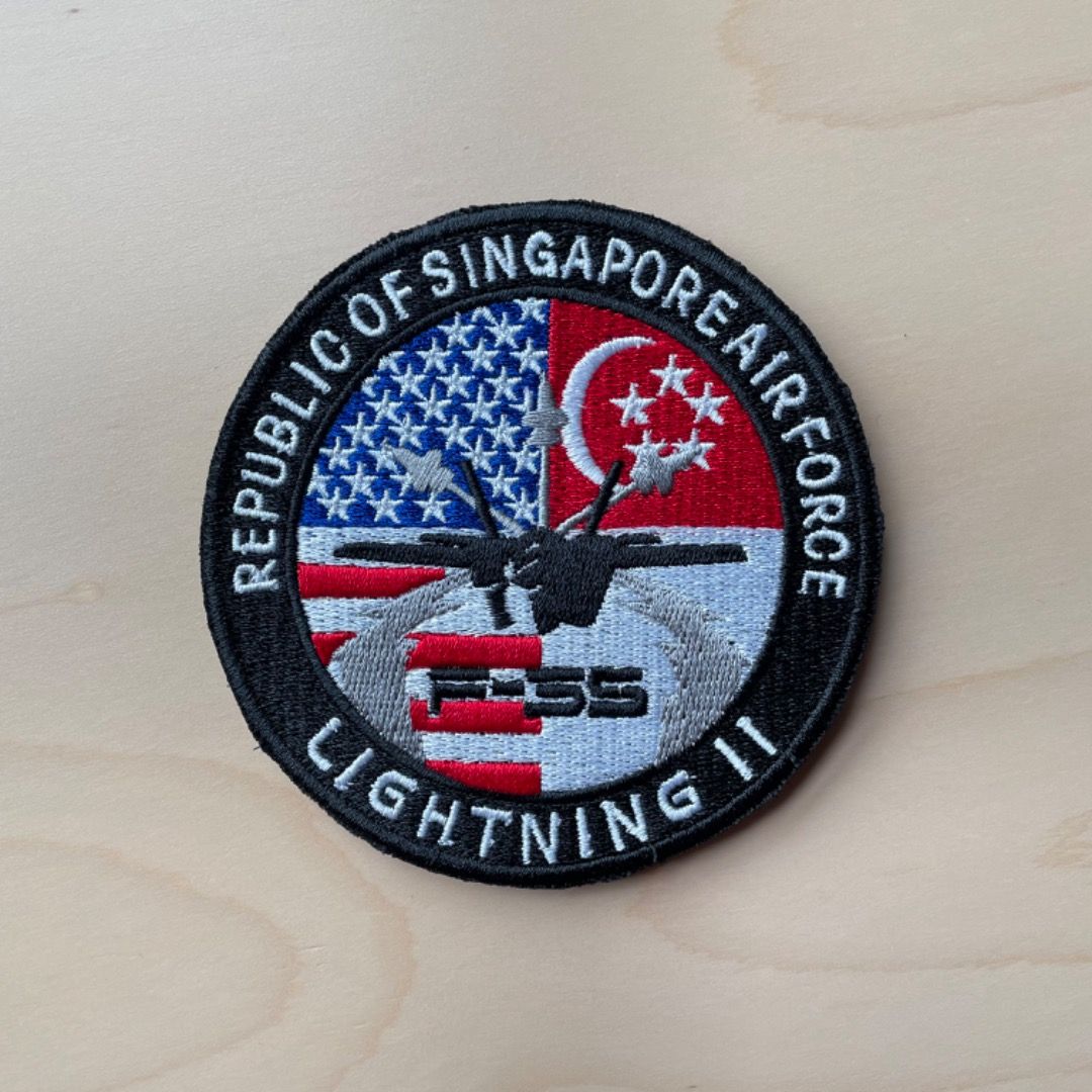 RSAF F-35 Lightning II Patch (Category: Handmade Goods & Accessories) located in Brisbane. Submitted by emmatlt (Listing ID 1224119527, Image 1). Description: .