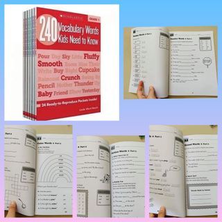 SCHOLASTIC 240 vocabulary words children need to know