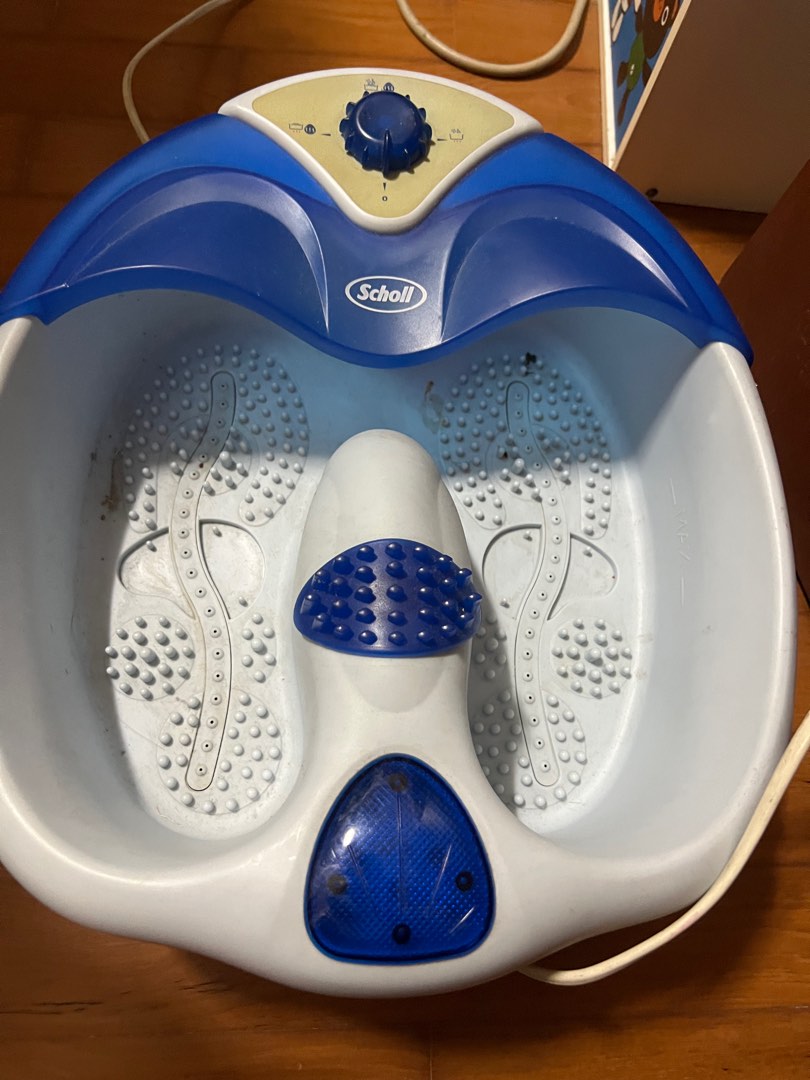 Scholl Revitalise Infrablue Heat Massage Bubble Foot Spa Massager