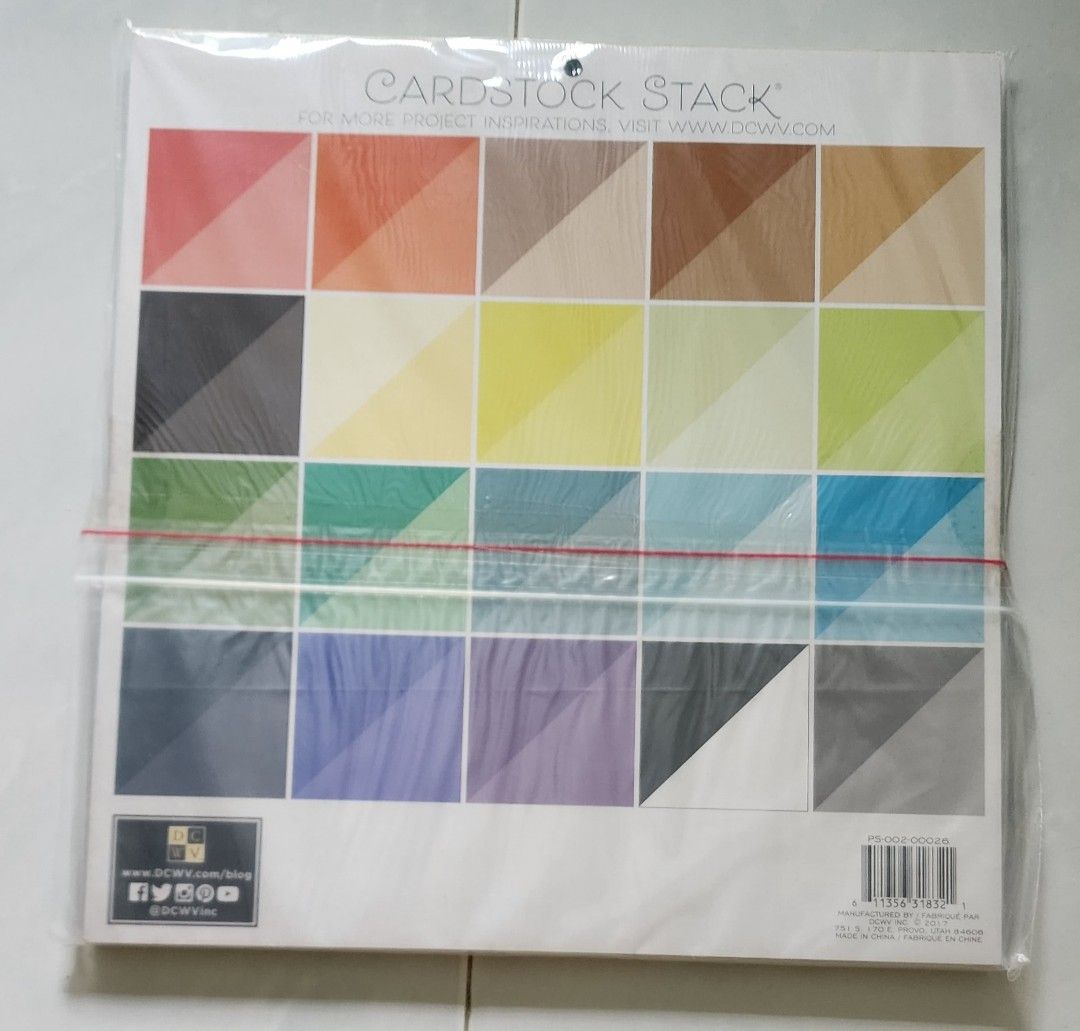 Scrapbook Card Stocks, Tag Stacks and Papers (12"x 12"), Hobbies & Toys