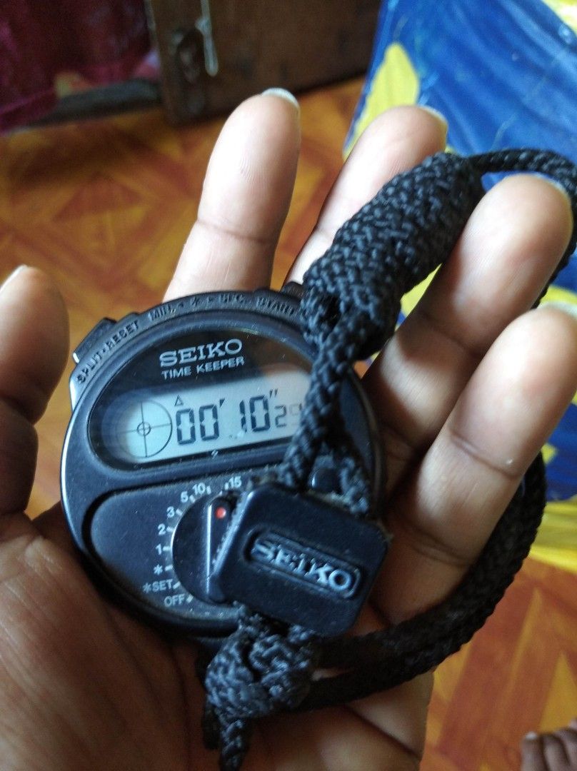 Seiko time keeper stopwatch, Men's Fashion, Watches & Accessories