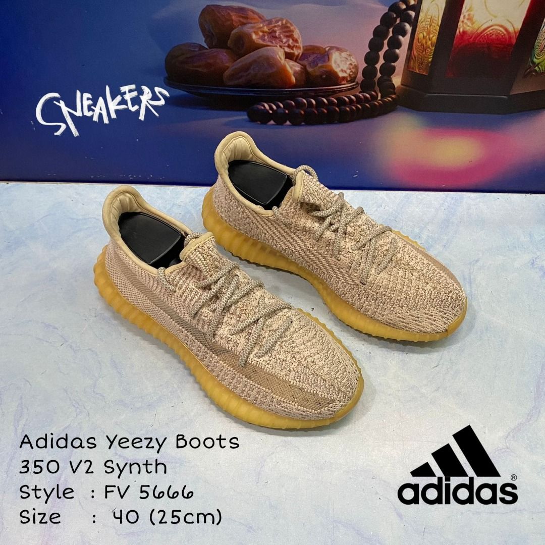 Sepatu Adidas Yeezy Original Boost 350 V2 Synth F5666 Size 40 (25 cm)