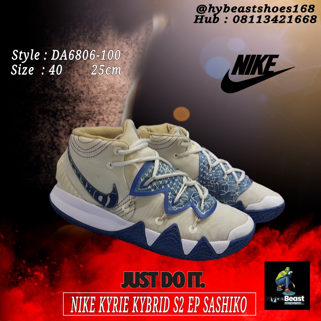 Sepatu Basket Nike DA6806-100 Kyrie Kybrid S2 EP Sashiko Pack White Ukuran  40