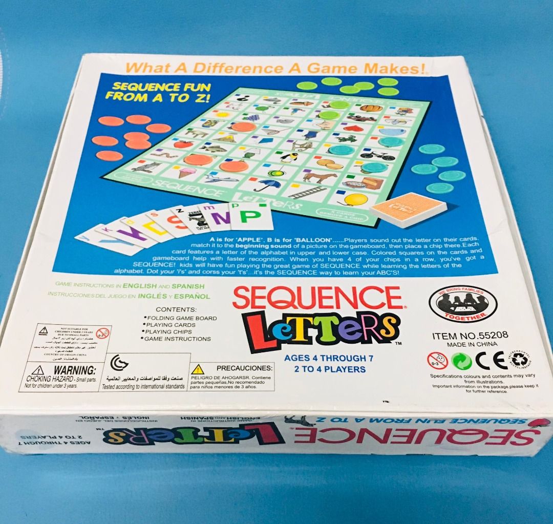 Sequence Letters (Sequence Fun From A To Z), Hobbies & Toys, Toys