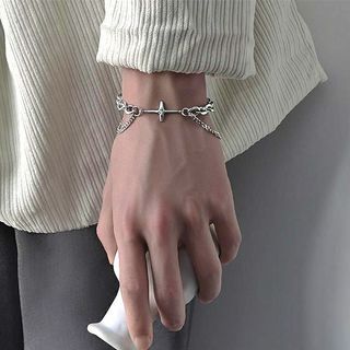 SG ready stock 925sterling silver  men/women chain double style  bracelet  made from Australian  with gift boxs and polishing cloth provided