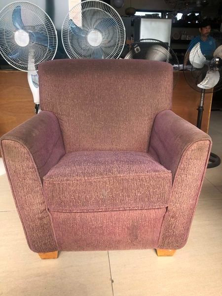 SINGLE SOFA (Category: Sofas) located in San Pedro. Submitted by cgi.saversplustrading (Listing ID 1223951595, Image 1). Description: SINGLE SOFA 📌 One seater sofa - Good for your home living 📌 Wooden legs and fabric sofa foam 📌 Good as sleeping option with arm rest 📌 LAST PIECE AVAILABLE ‼️ Grab it now ‼️ 📌 Price : Php 4,500 📌 "As is, Where is" basis 📌 Color may vary due to lighting 📌 Pick up or shipped by any courier of your choice 📌 C