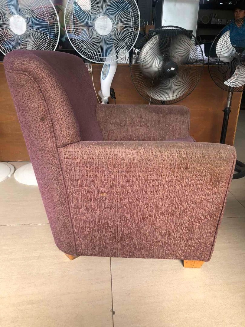 SINGLE SOFA (Category: Sofas) located in San Pedro. Submitted by cgi.saversplustrading (Listing ID 1223951595, Image 3). Description: SINGLE SOFA 📌 One seater sofa - Good for your home living 📌 Wooden legs and fabric sofa foam 📌 Good as sleeping option with arm rest 📌 LAST PIECE AVAILABLE ‼️ Grab it now ‼️ 📌 Price : Php 4,500 📌 "As is, Where is" basis 📌 Color may vary due to lighting 📌 Pick up or shipped by any courier of your choice 📌 C