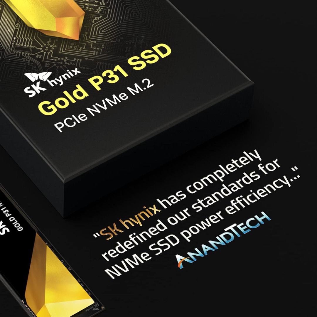 SK hynix Gold P31 2TB PCIe NVMe Gen3 M.2 2280 Internal SSD l Up to ...