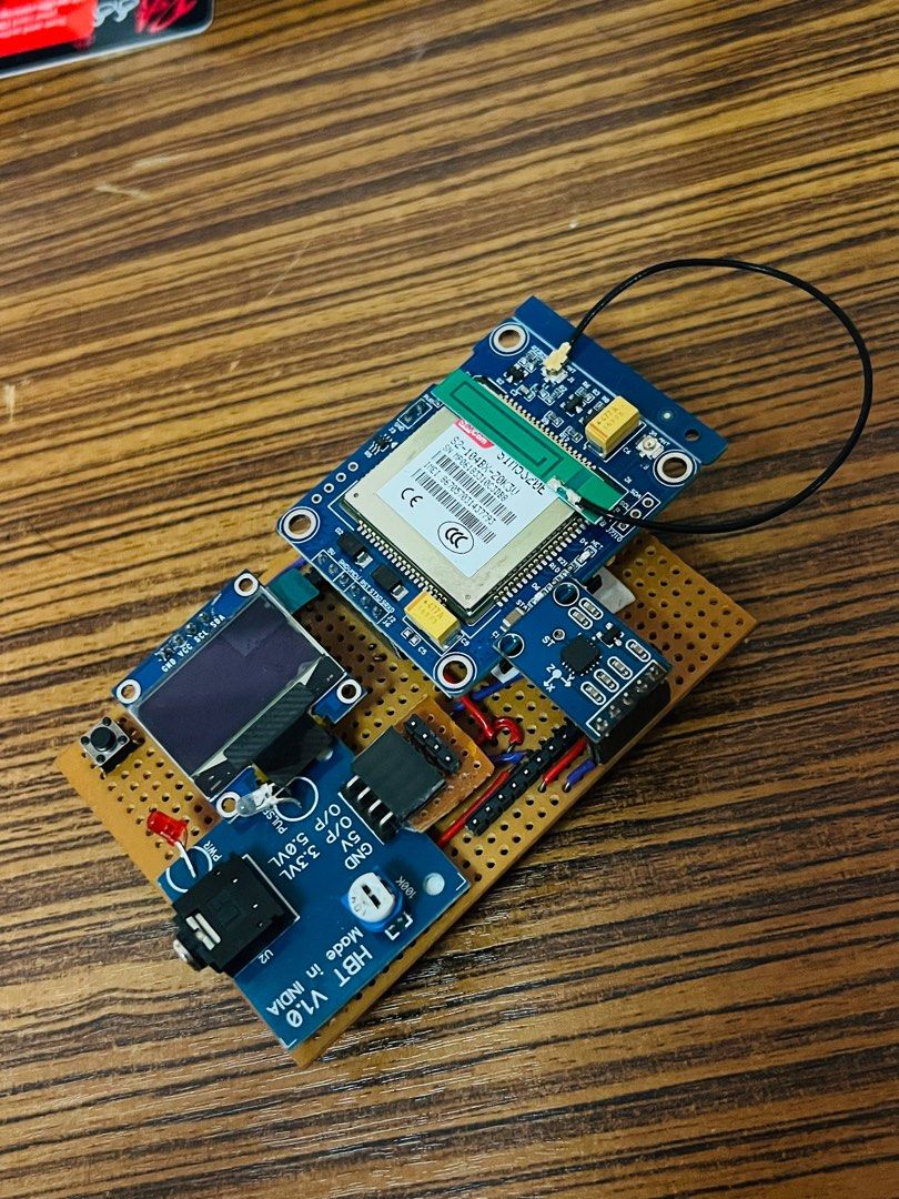 Smart Watch With Heart Rate Detection Circuit Diagram