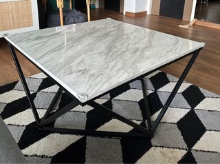 Square minimalist coffee table