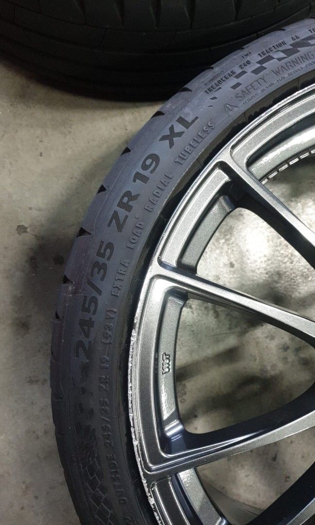 SSR GTX04 19 inch, Car Accessories, Tyres & Rims on Carousell