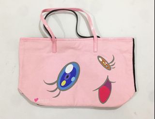 Takashi Murakami Kaikaikiki Blue Flower Tote Bag, Men's Fashion, Bags,  Sling Bags on Carousell