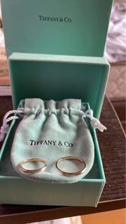 Tiffany&Co couples ring 2tone Pt/18k gold