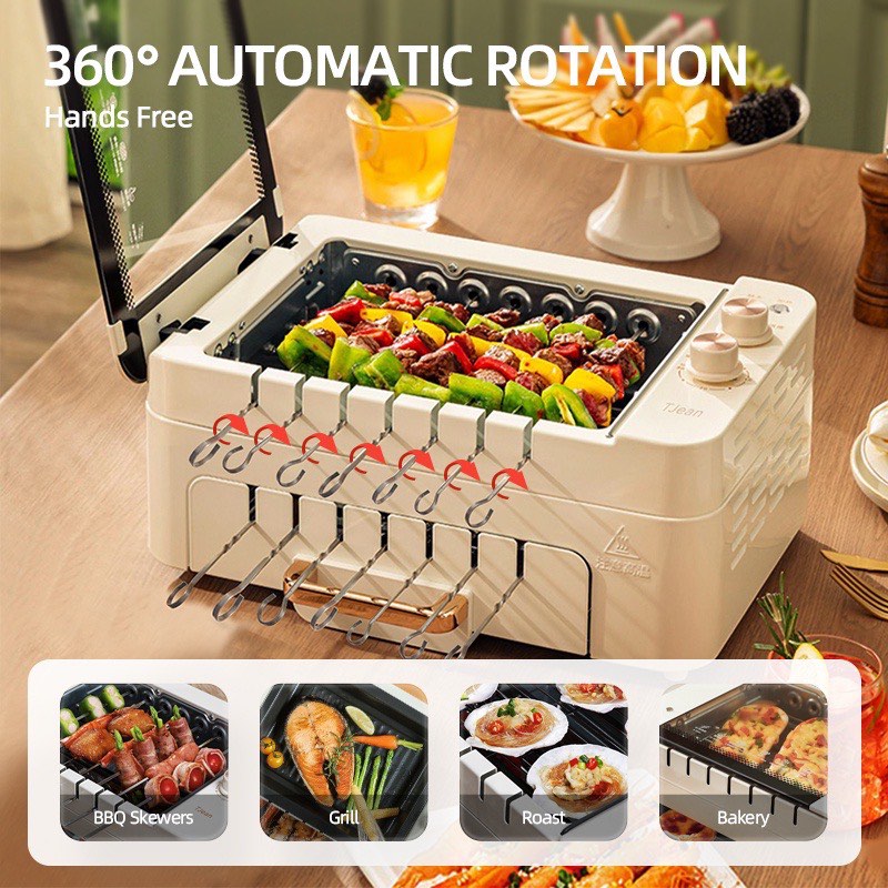 TJEAN Electric Multifunction BBQ Grill, TV & Home Appliances, Kitchen