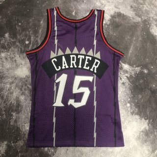 Champion, Shirts, Vintage Champion Toronto Raptors Vince Carter 5 Jersey  Purple Black Size 44 L